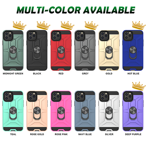 Kiis Taleefanka Ilaalinta Darajada-militeriga oo leh Kickstand Magnetic ah